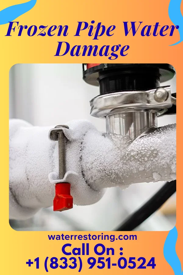 Frozen Pipe Water Damage in Armour, SD
